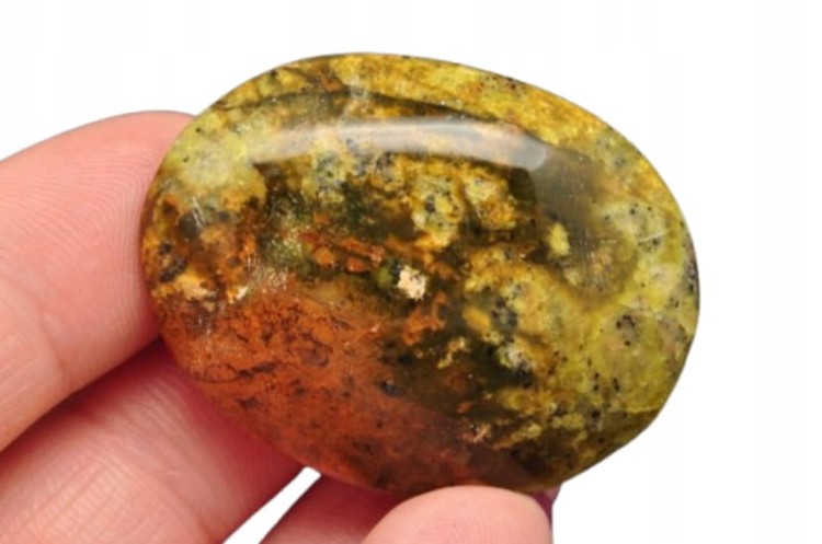 * OPAL ZIELONY MADAGASKAR KAMIEŃ NATURALNY DOSKONAŁY DO KOLEKCJI NR 2 *