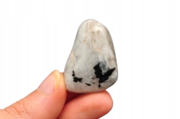 * KAMIEŃ KSIĘŻYCOWY MOONSTONE POLEROWANY OKAZ CIEKAWY KSZTAŁT NR 10 *
