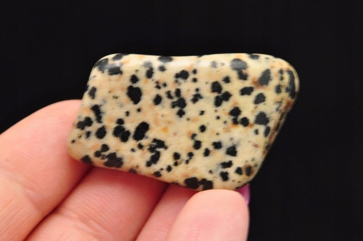 * JASPIS DALMATYŃSKI USA NATURALNY MINERAŁ DOSKONAŁY JAKO DEKORACJA NR D7 *