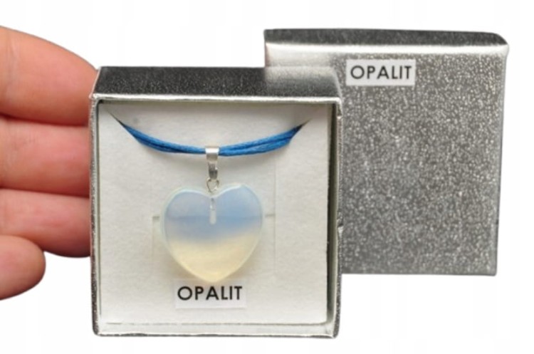 * OPALIT ZAWIESZKA ELEGANCKIE SERCE DOSKONAŁE JAKO PREZENT OKAZ NR 83 *
