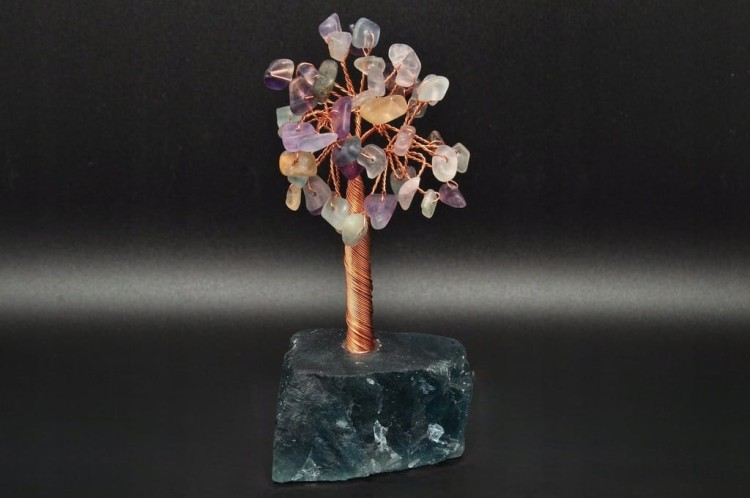 * DRZEWKO SZCZĘŚCIA CHINY FLUORYT ZIELONA BARWA IDEALNE DO KOLEKCJI NR 5 *