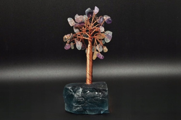 * DRZEWKO SZCZĘŚCIA CHINY FLUORYT ZIELONA BARWA IDEALNE DO KOLEKCJI NR 5 *