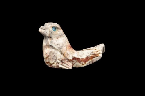 * STEATYT KAMIEŃ MYDLANY PERU WYJĄTKOWA FIGURKA PTAK NR 50 *