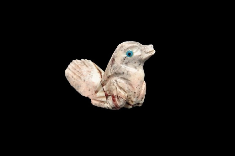 * STEATYT KAMIEŃ MYDLANY PERU WYJĄTKOWA FIGURKA PTAK NR 50 *