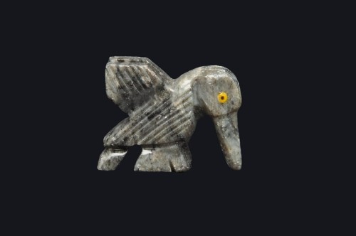 * STEATYT KAMIEŃ MYDLANY PERU FIGURKA PTAK CIEKAWY OKAZ NR 26 *