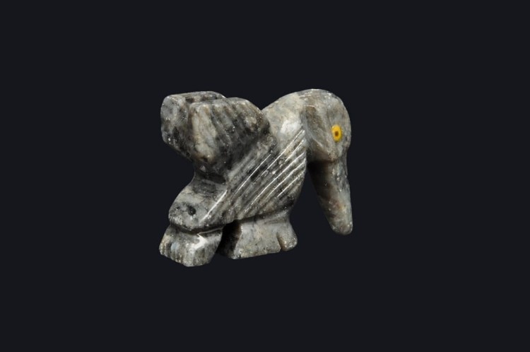 * STEATYT KAMIEŃ MYDLANY PERU FIGURKA PTAK CIEKAWY OKAZ NR 26 *