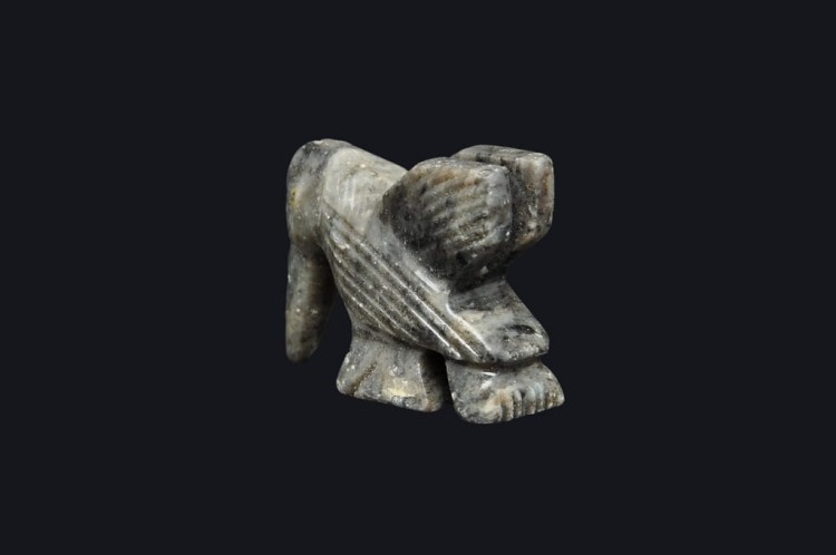 * STEATYT KAMIEŃ MYDLANY PERU FIGURKA PTAK CIEKAWY OKAZ NR 26 *