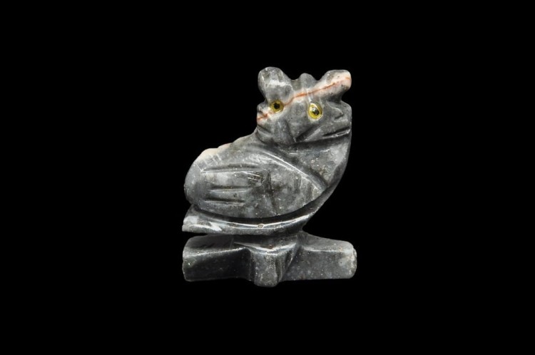 * STEATYT KAMIEŃ MYDLANY PERU FIGURKA SOWA CIEKAWA RZEŹBA NR 16 *