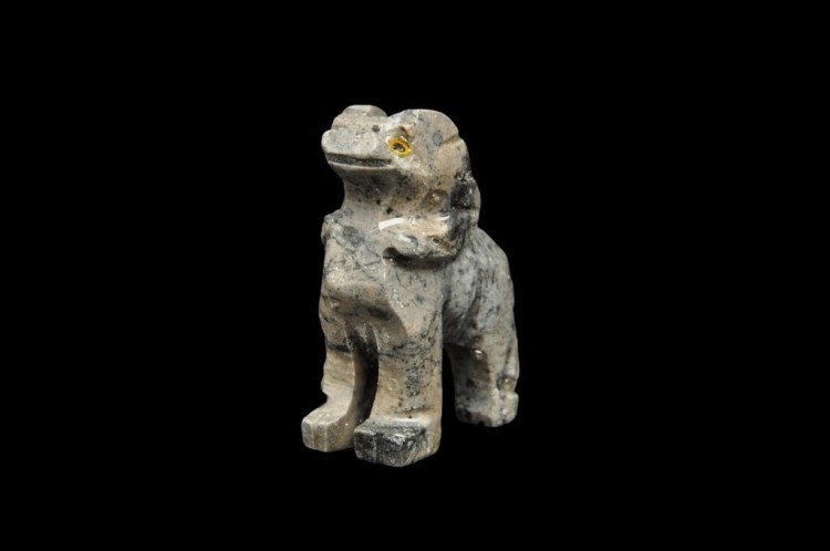 * STEATYT KAMIEŃ MYDLANY FIGURKA KOZICA ŚWIETNY OKAZ NR 14 *