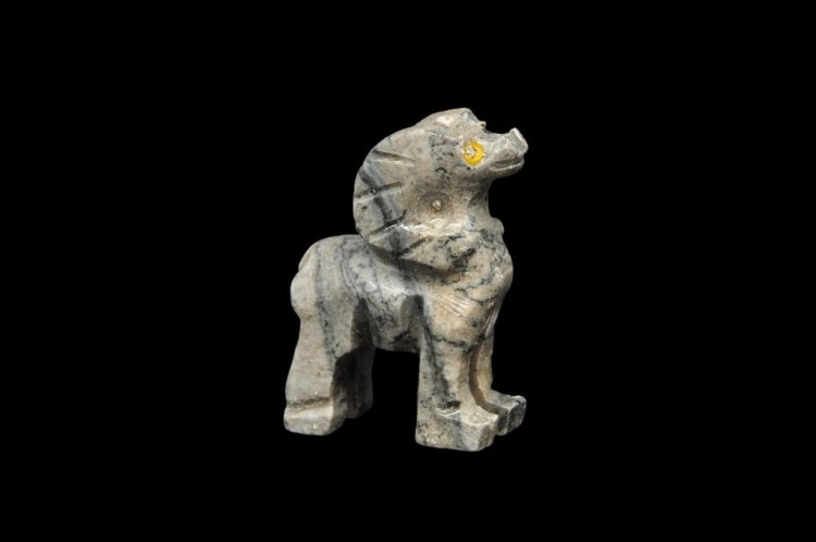 * STEATYT KAMIEŃ MYDLANY FIGURKA KOZICA ŚWIETNY OKAZ NR 14 *