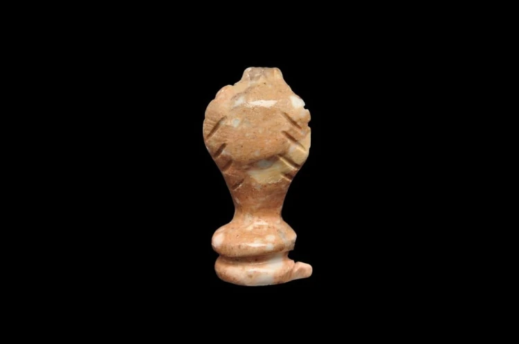 * STEATYT KAMIEŃ MYDLANY FIGURKA WĄŻ KOBRA MAŁA RZEŹBA NR 11 *