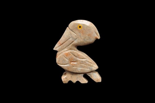 * STEATYT KAMIEŃ MYDLANY FIGURKA PELIKAN ŚWIETNY DO KOLEKCJI NR 5 *