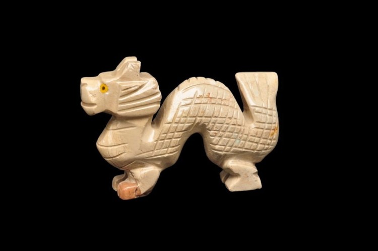 * STEATYT KAMIEŃ MYDLANY ŚWIETNA FIGURKA SMOK DOSKONAŁA NA PREZENT NR 22 *