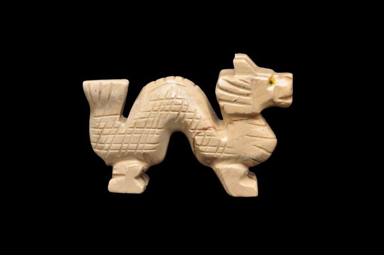 * STEATYT KAMIEŃ MYDLANY ŚWIETNA FIGURKA SMOK DOSKONAŁA NA PREZENT NR 22 *