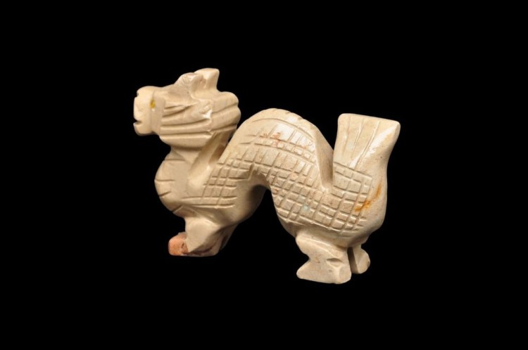 * STEATYT KAMIEŃ MYDLANY ŚWIETNA FIGURKA SMOK DOSKONAŁA NA PREZENT NR 22 *