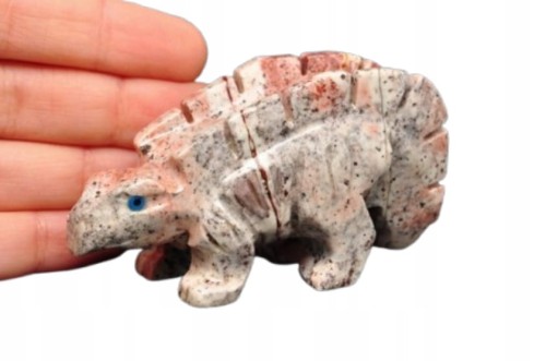* STEATYT KAMIEŃ MYDLANY INTERESUJĄCA FIGURKA DINOZAUR NR 25 *