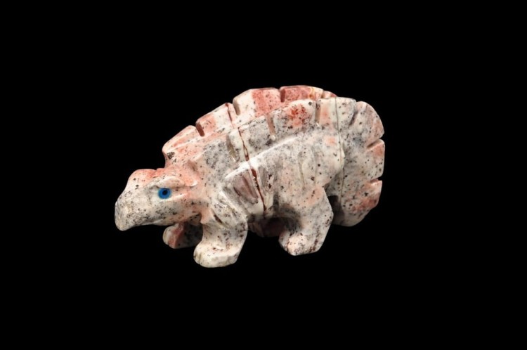 * STEATYT KAMIEŃ MYDLANY INTERESUJĄCA FIGURKA DINOZAUR NR 25 *