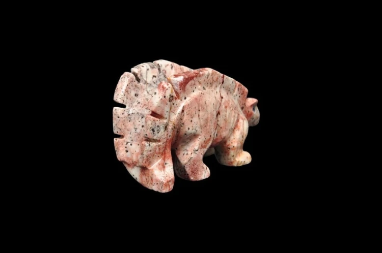 * STEATYT KAMIEŃ MYDLANY INTERESUJĄCA FIGURKA DINOZAUR NR 25 *