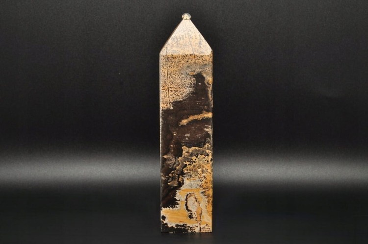 * JASPIS PEJZAŻOWY WIEŻA OBELISK PRZEŚLICZNY WZÓR DOSKONAŁA JAKOŚĆ NR 2 *