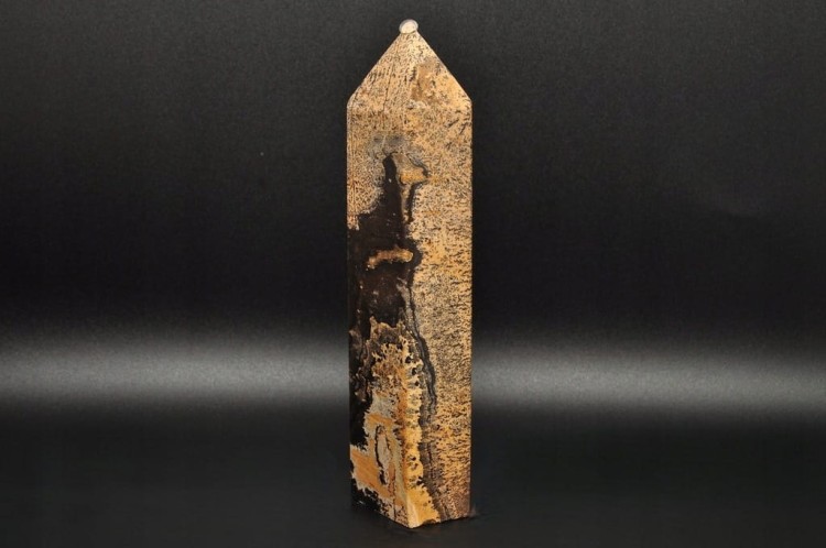 * JASPIS PEJZAŻOWY WIEŻA OBELISK PRZEŚLICZNY WZÓR DOSKONAŁA JAKOŚĆ NR 2 *