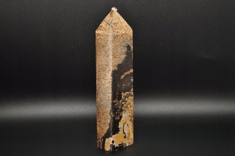 * JASPIS PEJZAŻOWY WIEŻA OBELISK PRZEŚLICZNY WZÓR DOSKONAŁA JAKOŚĆ NR 2 *