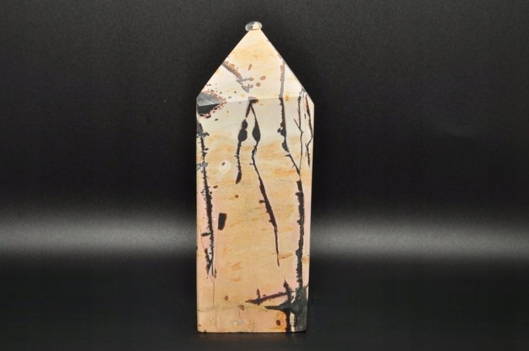 * JASPIS PEJZAŻOWY WIEŻA OBELISK MINERAŁ NATURALNY PIĘKNY WZÓR NR 1 *