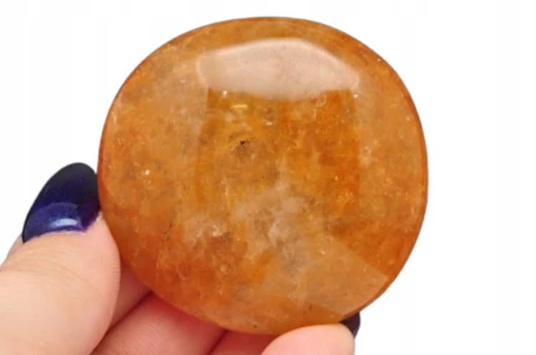 * KWARC Z LIMONITEM MINERAŁ POLEROWANY ŚWIETNY POŁYSK NR KL08 *