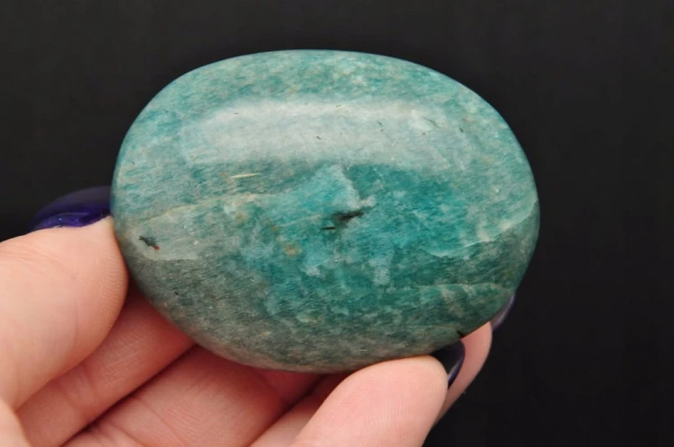 * AMAZONIT MADAGASKAR MINERAŁ NATURALNY DO MASAŻU NR APG02 *
