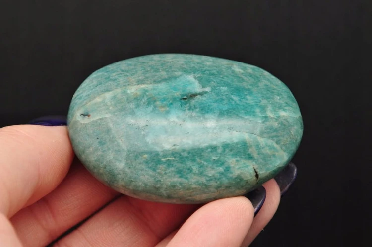 * AMAZONIT MADAGASKAR MINERAŁ NATURALNY DO MASAŻU NR APG02 *