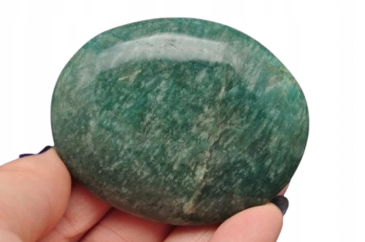 * AMAZONIT MADAGASKAR CIEKAWA BARWA NATURALNY MINERAŁ NR APG01 *