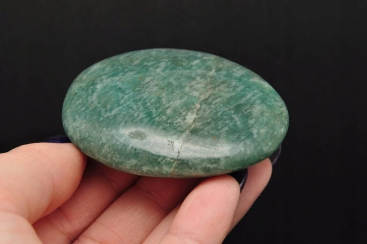 * AMAZONIT MADAGASKAR CIEKAWA BARWA NATURALNY MINERAŁ NR APG01 *