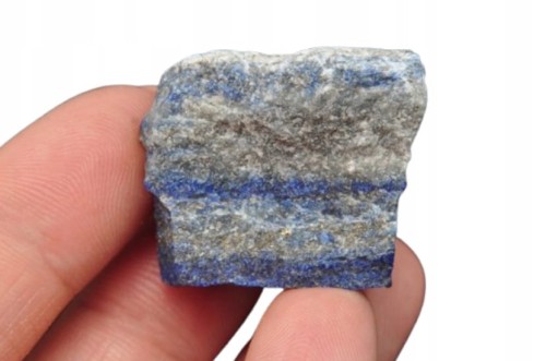* LAPIS LAZULI SUROWY MINERAŁ PIĘKNY NIEBIESKI KOLOR DROBINKI PIRYTU NR 1 *