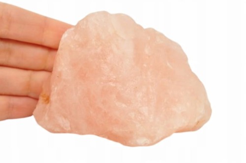 * KWARC RÓŻOWY MADAGASKAR SUROWY OKAZ NATURALNY MINERAŁ NR 5 *