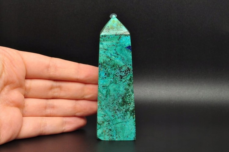 * AZURYT Z MALACHITEM OBELISK WIEŻA ŚWIETNA JAKOŚĆ INTENSYWNE KOLORY NR 1 *