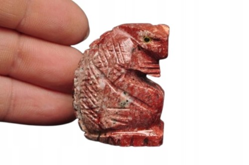 * STEATYT KAMIEŃ MYDLANY FIGURKA JASZCZURKA DOSKONAŁA DO KOLEKCJI NR 55 *