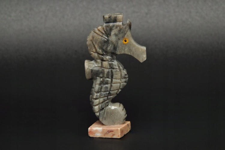 * STEATYT KAMIEŃ MYDLANY KONIK MORSKI KOŃ FIGURKA JAKO OZDOBA NR 56 *