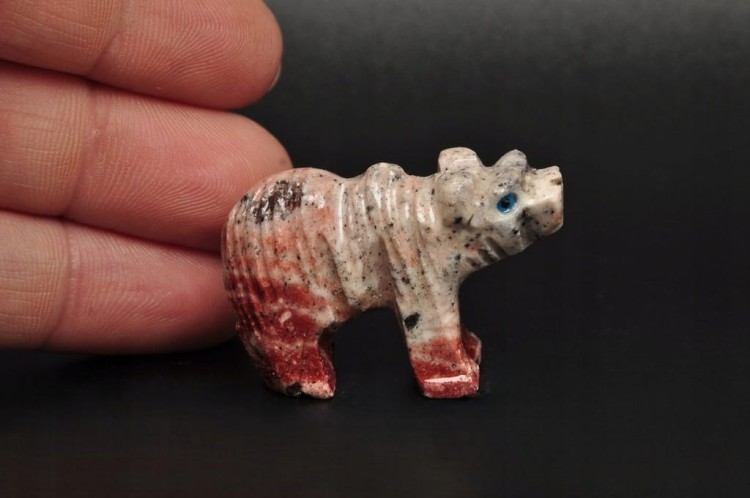 * STEATYT KAMIEŃ MYDLANY PERU NIEDŹWIEDŹ MIŚ JAKO PREZENT NR 75 *