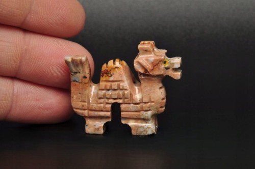 * STEATYT KAMIEŃ MYDLANY FIGURKA SMOK INTERESUJĄCY KSZTAŁT NR 71 *