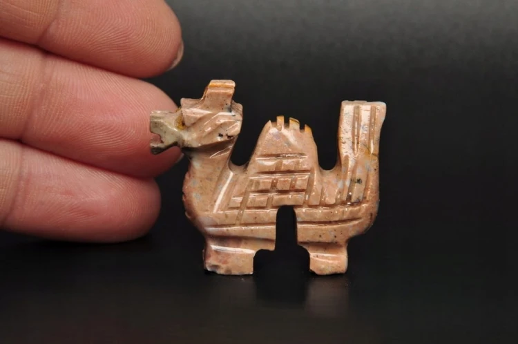 * STEATYT KAMIEŃ MYDLANY FIGURKA SMOK INTERESUJĄCY KSZTAŁT NR 71 *