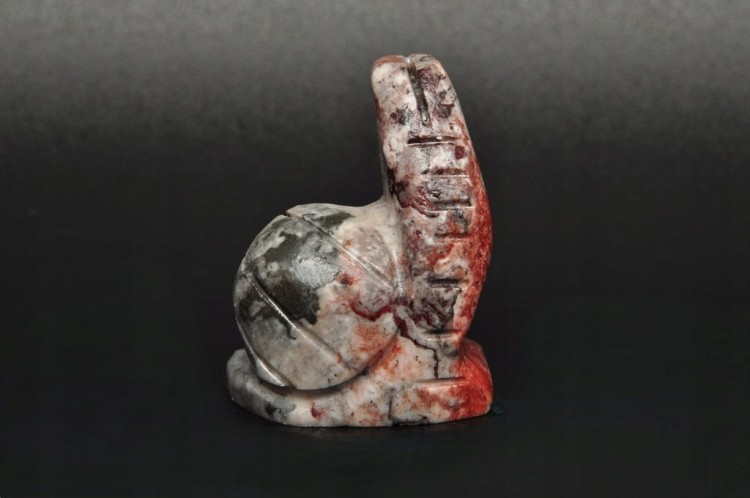 * STEATYT KAMIEŃ MYDLANY PERU ŚLIMAK CUDOWNA FIGURKA DO KOLEKCJI NR 65 *