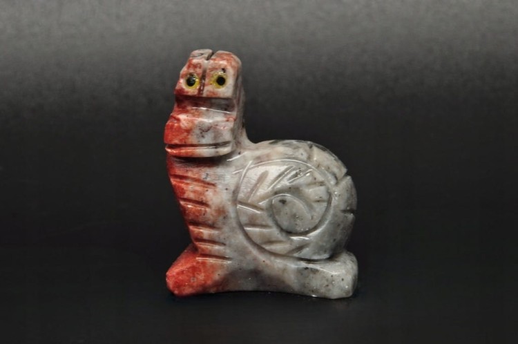 * STEATYT KAMIEŃ MYDLANY PERU ŚLIMAK CUDOWNA FIGURKA DO KOLEKCJI NR 65 *