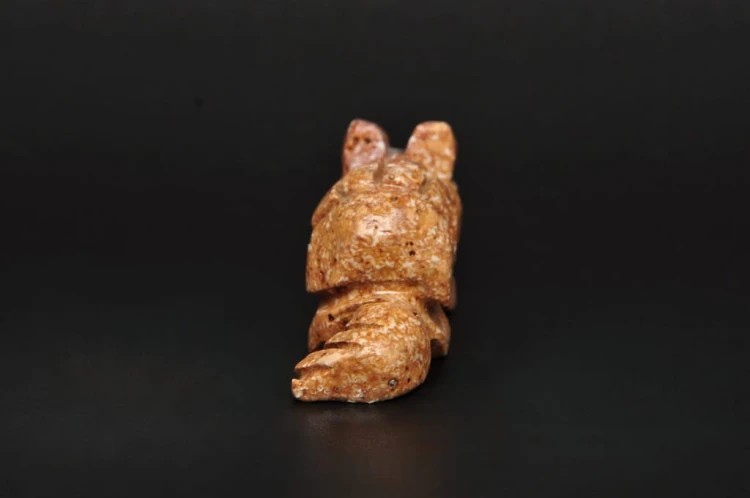 * STEATYT KAMIEŃ MYDLANY PANCERNIK PIĘKNA FIGURKA JAKO DEKORACJA NR 60 *