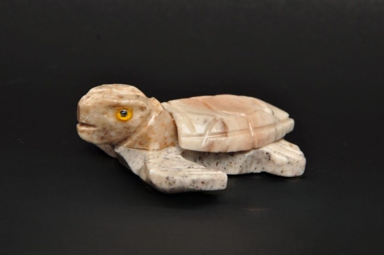 * STEATYT KAMIEŃ MYDLANY PERU ŻÓŁW ORYGINALNE RĘKODZIEŁO NR 105 *