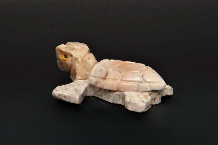 * STEATYT KAMIEŃ MYDLANY PERU ŻÓŁW ORYGINALNE RĘKODZIEŁO NR 105 *