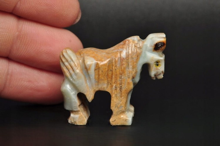 * STEATYT KAMIEŃ MYDLANY PERU KOŃ FIGURKA DO KOLEKCJI NR 102 *