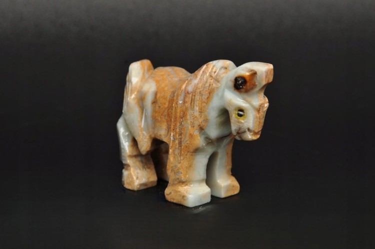 * STEATYT KAMIEŃ MYDLANY PERU KOŃ FIGURKA DO KOLEKCJI NR 102 *