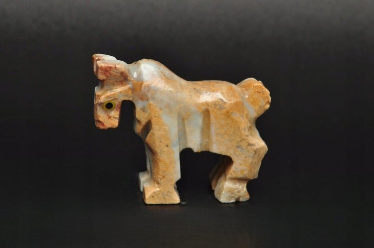 * STEATYT KAMIEŃ MYDLANY PERU KOŃ FIGURKA DO KOLEKCJI NR 102 *