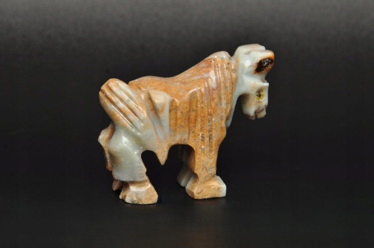 * STEATYT KAMIEŃ MYDLANY PERU KOŃ FIGURKA DO KOLEKCJI NR 102 *