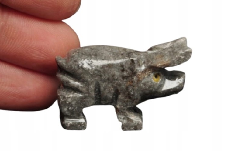 * STEATYT KAMIEŃ MYDLANY PERU ŚWINIA MINERAŁ DO KOLEKCJI NR 98 *