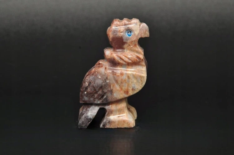 * STEATYT KAMIEŃ MYDLANY PERU FIGURKA ŚLICZNY PTAK KAMIEŃ NATURALNY NR 93 *